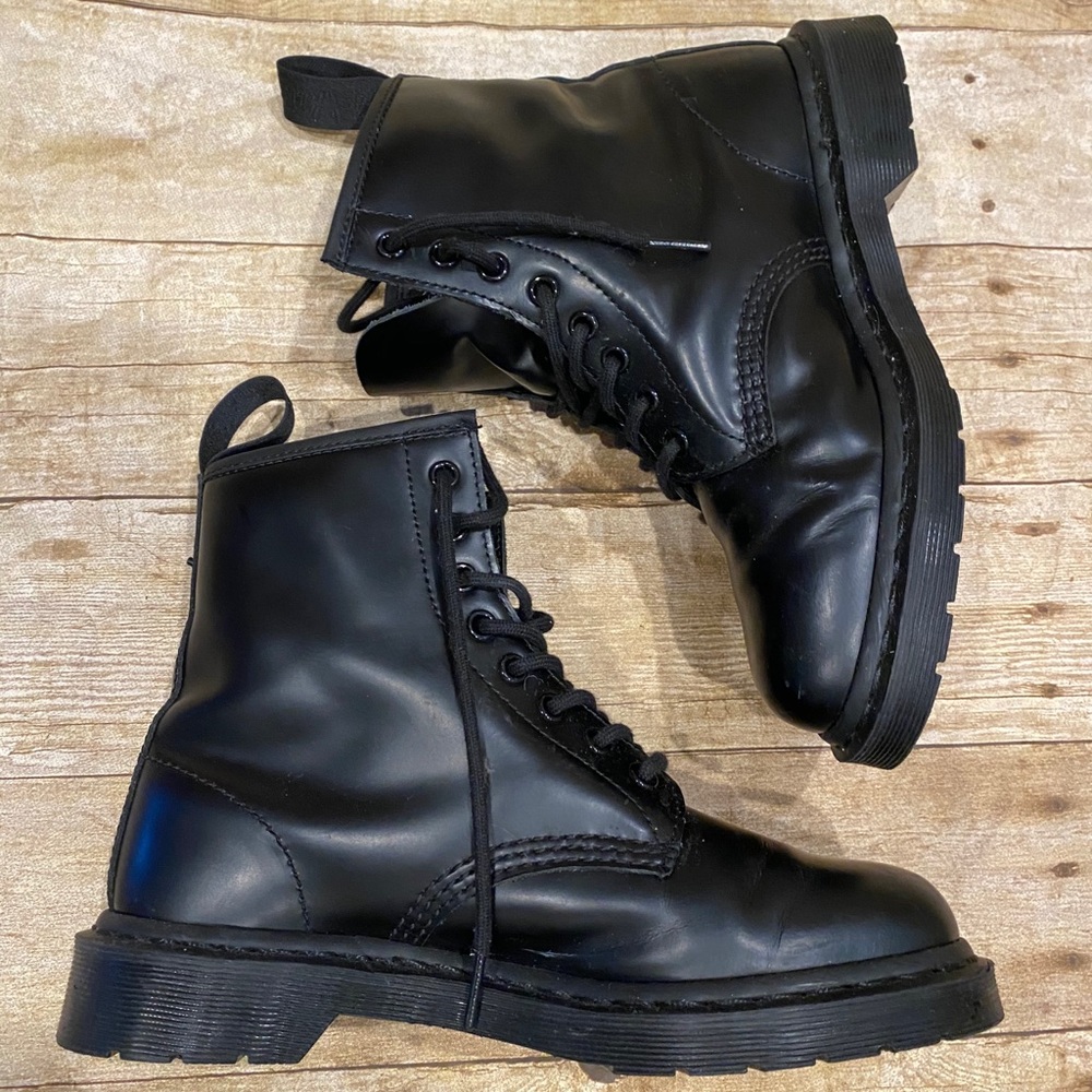Black Womans Dr Martens Boots